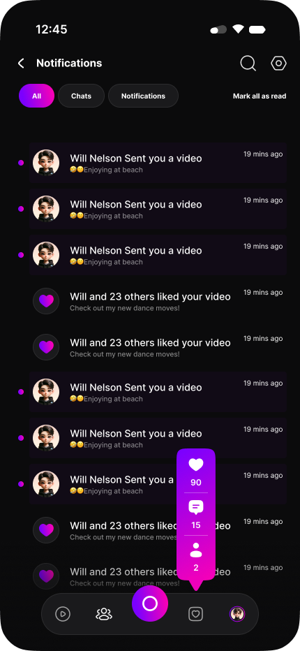 Y App Notifications
